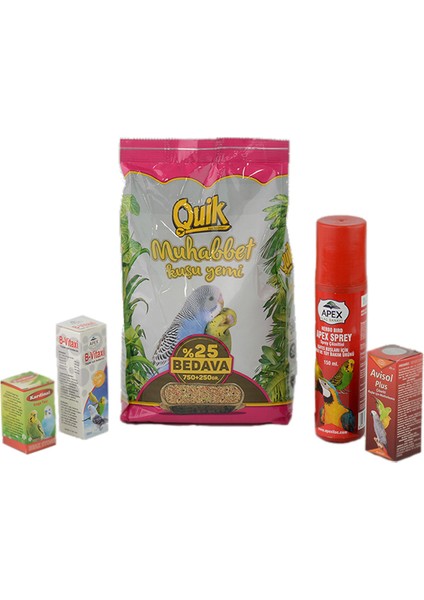 Muhabbet Kuşu İhtiyaç Seti