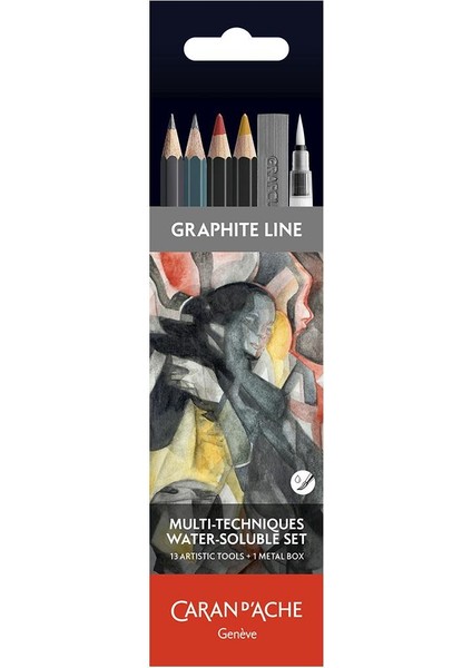 Graphite Line Suda Çözünebilen Çok Teknikli Set