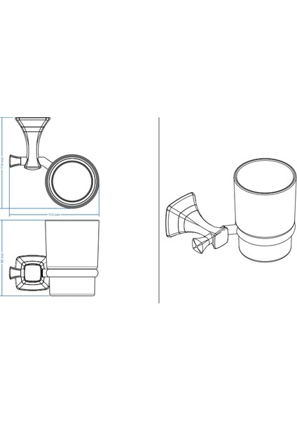 Eiffel Diş Fırçalık fiyatları