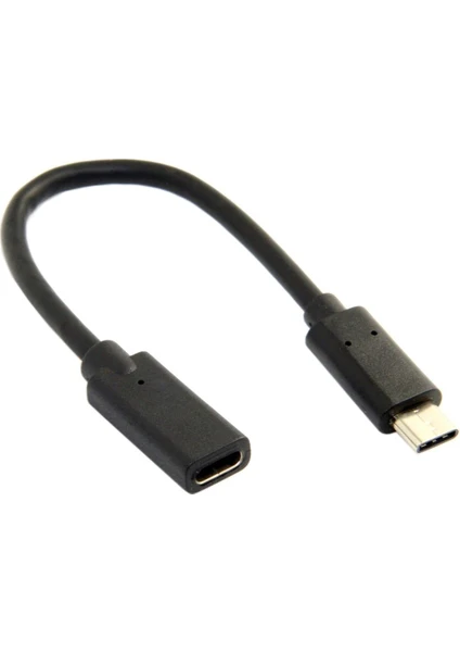 4338 Type C USB 3.1 Uzatma Kablosu Ekleme Dişi Erkek Uzatıcı Kablosu 25 cm