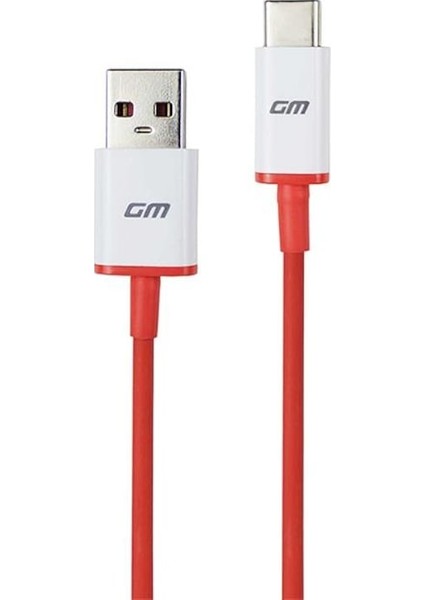 ile Uyumlu Type-C USB Kablo 100351 Kırmızı