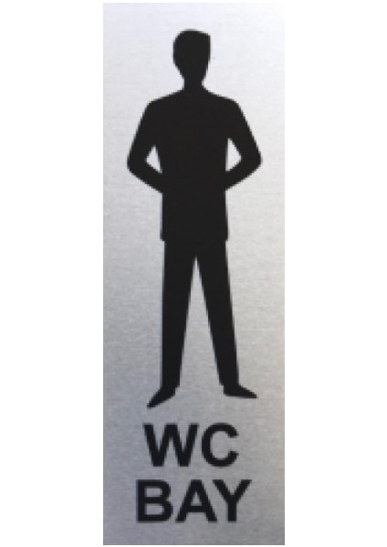 Se -Dizayn Wc Bay Tuvalet Tabelası Kapı Yönlendirme Levhası 5cm X 15cm fiyatları
