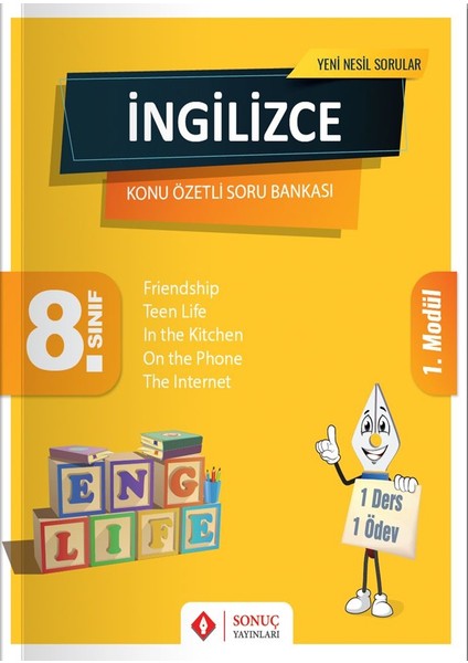 Sonuç Yayınları  8.Sınıf Ingilizce Modüler Set