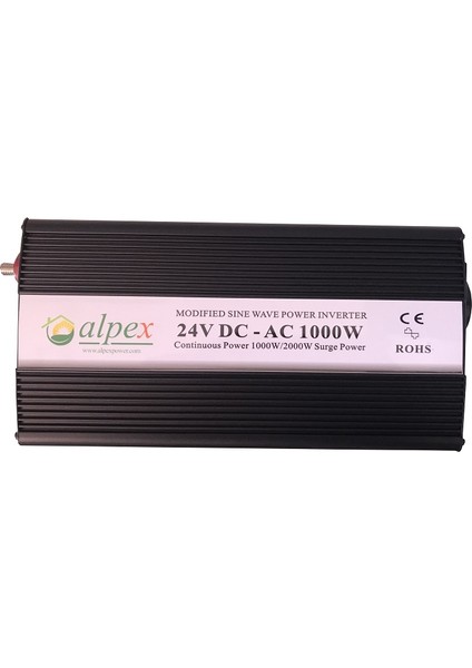 Modifiye Sinüs Inverter 1000 Watt 24 Volt