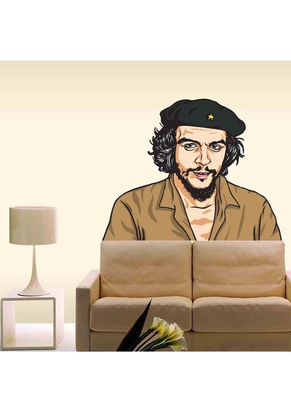 Kt Decoration Che Guevara Portre Duvar Sticker