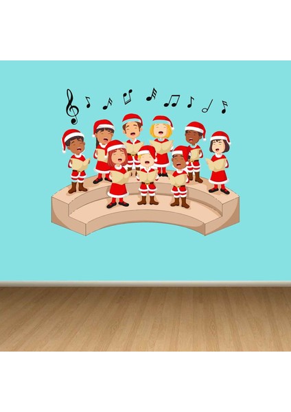 Kt Decoration Yılbaşı Eğlencesi Duvar Stickeri