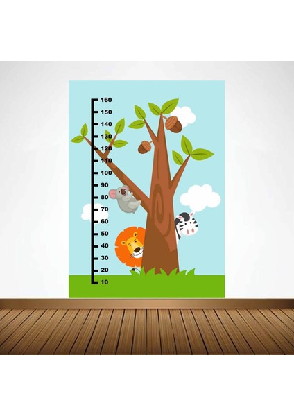 Kt Decoration Aslan - Zebra ve Koala Boy Ölçer Gelişim Tablosu