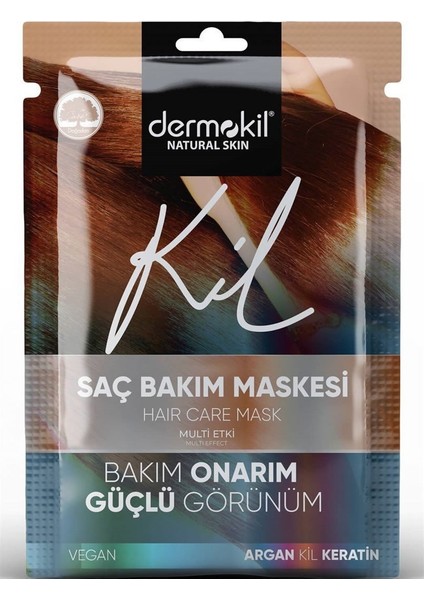 Kil Argan Yağı ve Bitkisel Keratin Saç Bakım Maskesi 35 ml