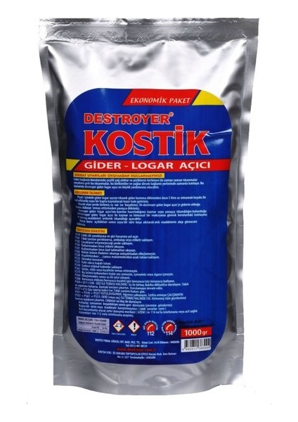 Kostik Gider Logar Açıcı 1000 gr