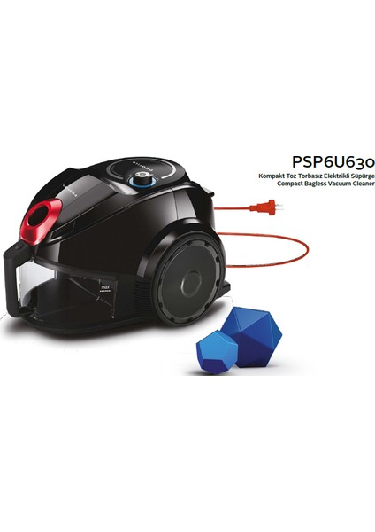 PSP6U630 Toz Torbasız Elektrikli Süpürge fiyatları