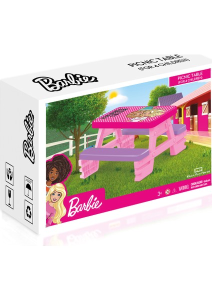 Barbie Piknik Masası Pembe