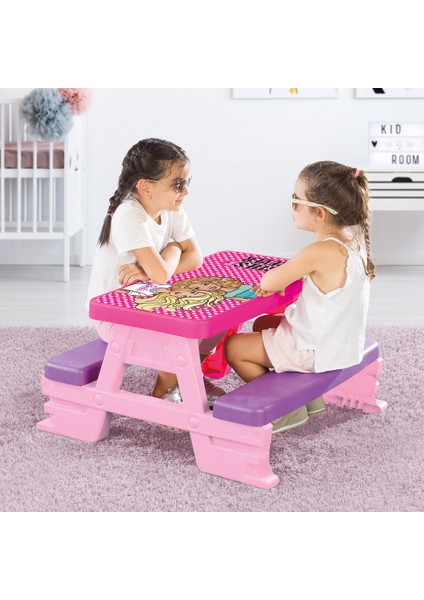 Barbie Piknik Masası Pembe