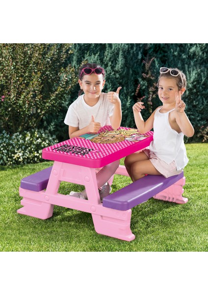 Barbie Piknik Masası Pembe