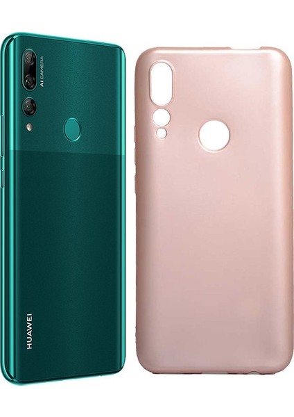 Huawei Y9 Prime 2019 Kılıf Mat Premium Silikon Kılıf - Rose