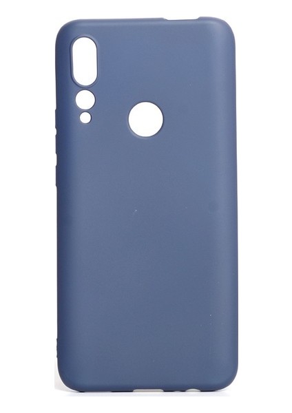 Huawei P Smart Z Kılıf Mat Premium Silikon Kılıf - Lacivert