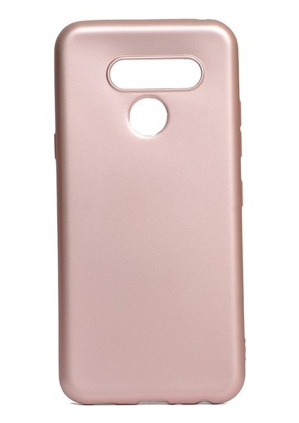 LG Q60 Kılıf Mat Premium Silikon Kılıf - Rose