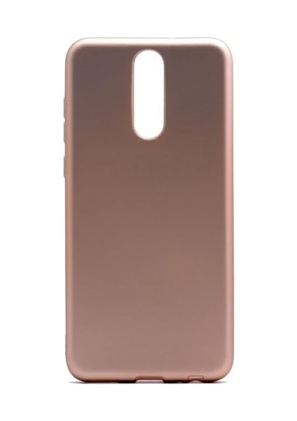 Tekno Grup LG K11 Kılıf Mat Premium Silikon Kılıf - Gold