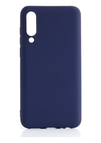 Meizu 16xs Kılıf Mat Premium Silikon Kılıf - Lacivert