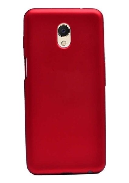Meizu M6 Kılıf Mat Premium Silikon Kılıf - Kırmızı