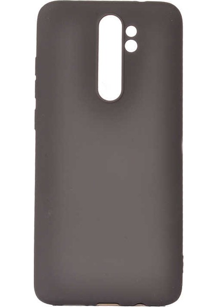 Xiaomi Redmi Note 8 Pro Kılıf Mat Premium Silikon Kılıf - Siyah + Cam Ekran Koruyucu