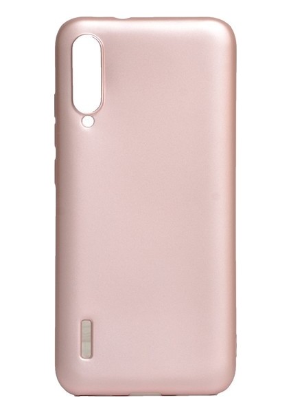 Tekno Grup Xiaomi Mi A3 Kılıf Mat Premium Silikon Kılıf - Rose + Cam Ekran Koruyucu