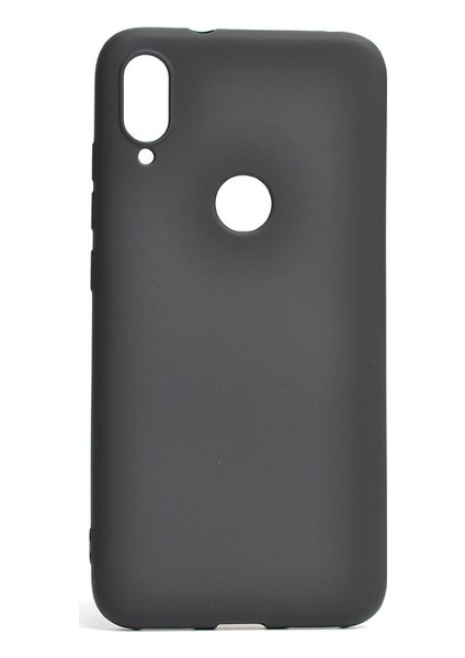 Xiaomi Mi Play Kılıf Mat Premium Silikon Kılıf - Siyah + Cam Ekran Koruyucu