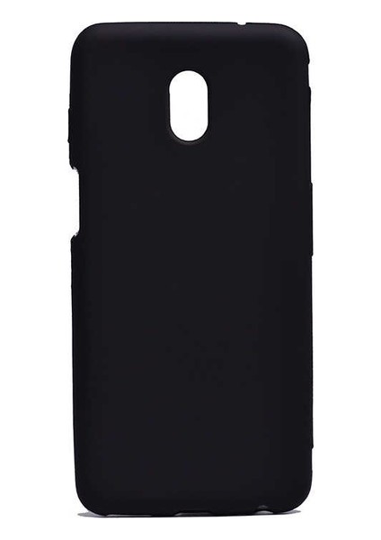 Meizu M6S Kılıf Mat Premium Silikon Kılıf - Siyah + Nano Ekran Koruyucu