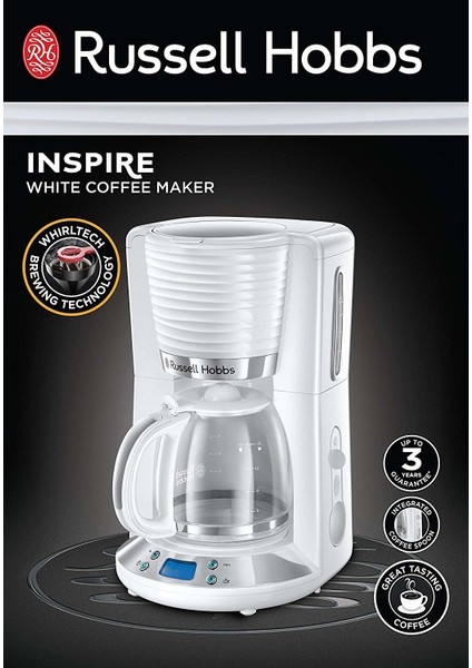 Russell Hobbs Inspire 24390-56 Kahve Makinesi - Beyaz