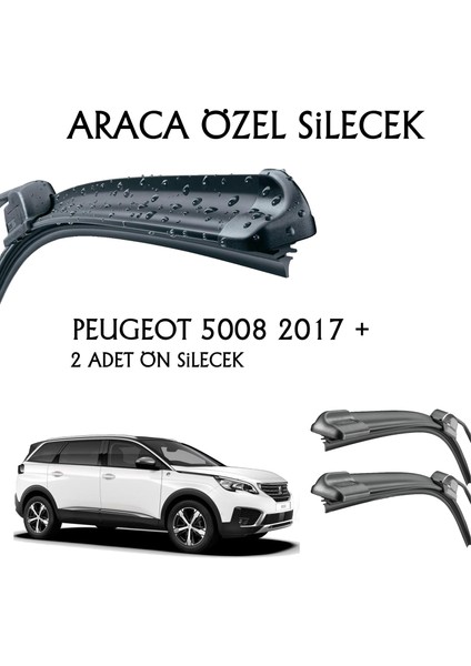 Peugeot 5008 Silecek Takımı Muz Tipi Ön 2017 + fiyatları