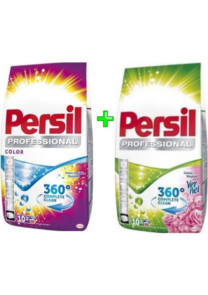 PERSİL COLOR 10 kg 360  + Persil Matik Gold Gülün Büyüsü Konsantre 10 kg