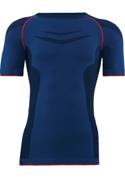 Kısa Kol Pro Erkek Termal İçlik Fanila T-Shirt Lacivert 9570