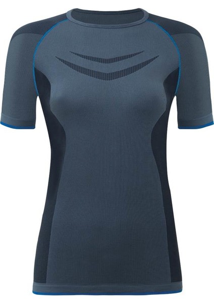 Kısa Kol Pro Kadın Termal İçlik Fanila T-Shirt Antrasit 9570