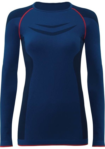 Uzun Kol Pro Kadın Termal İçlik Fanila T-Shirt Lacivert 9571