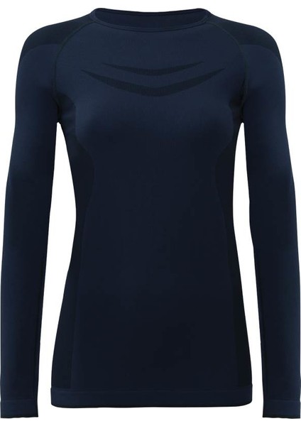Uzun Kol Pro Kadın Termal İçlik Fanila T-Shirt Siyah 9571