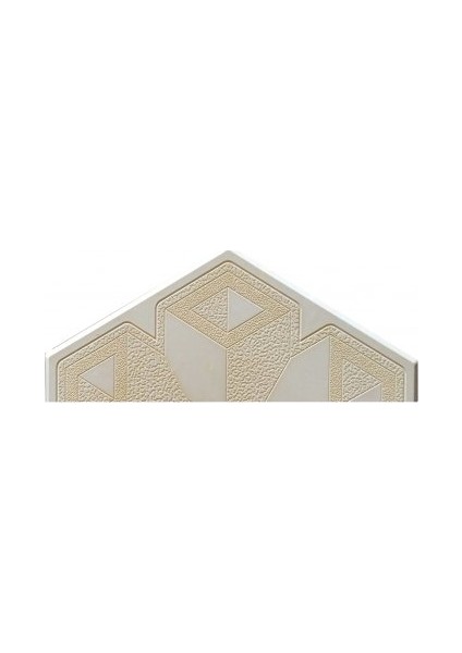 Dekoratif Plastik Parke Taşı Kalıbı Tekli Büyük Altıgen Yarım 10'lu modelleri