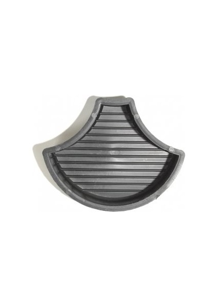 Dekoratif Plastik Parke Taşı Kalıbı Tekli Mantar 6 cm 10'lu