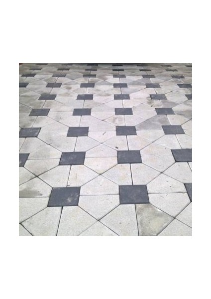 Dekoratif Plastik Yer Döşeme Parke Taşı Kalıbı Antik Zarf 45 cm 10'lu modelleri