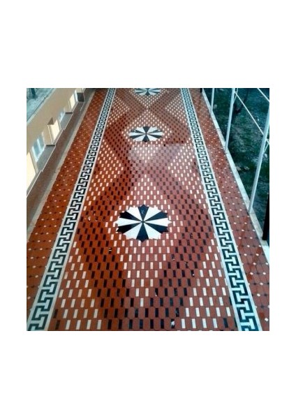 Dekoratif Plastik Yer Döşeme Parke Taşı Kalıbı Burta Düz Kare 10'lu indirimleri