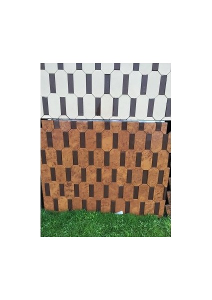 Dekoratif Plastik Yer Döşeme Parke Taşı Kalıbı Burta Düz Uzun 10'lu fiyatları