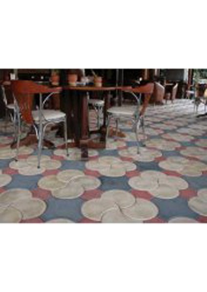 Dekoratif Plastik Yer Döşeme Parke Taşı Kalıbı Yarımay Pul 2 3 cm 10'lu modelleri
