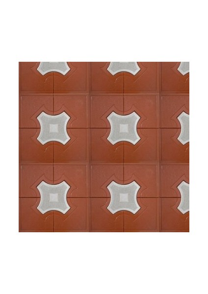 Dekoratif Plastik Yer Döşeme Parke Taşı Kalıbı Yıldız Çerçeve 45 cm 10'lu fırsatları