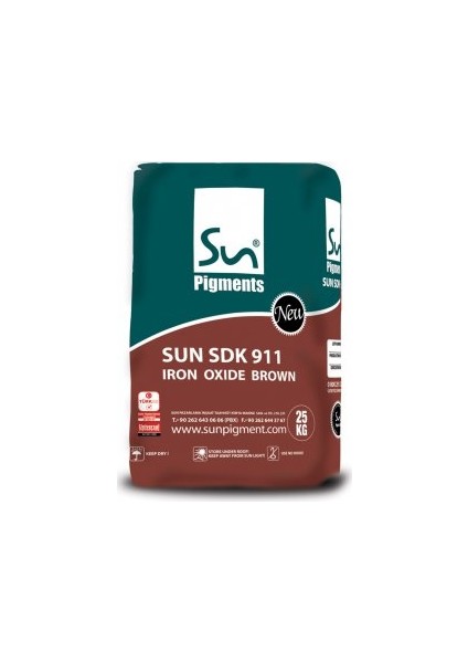Demir Oksit Sun Sdk 911 Kahverengi 25 kg