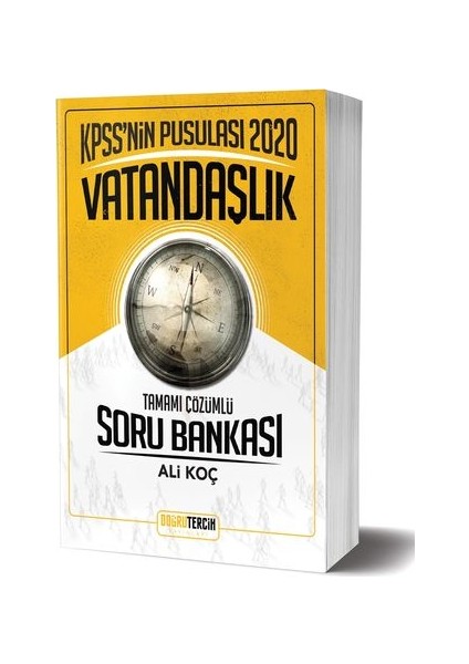 Doğru Tercih 2020 KPSS'nin Pusulası Vatandaşlık Soru Bankası