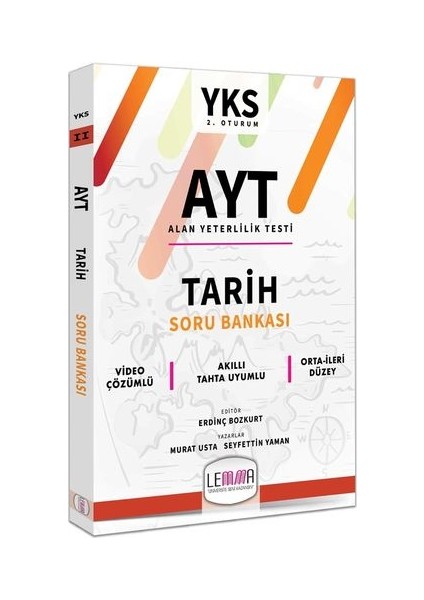 LEMMA Yayınları 2020 AYT Tarih Soru Bankası