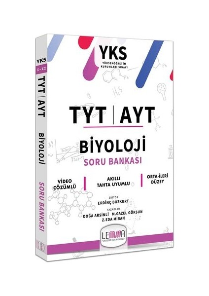 LEMMA Yayınları 2020 TYT AYT Biyoloji Soru Bankası