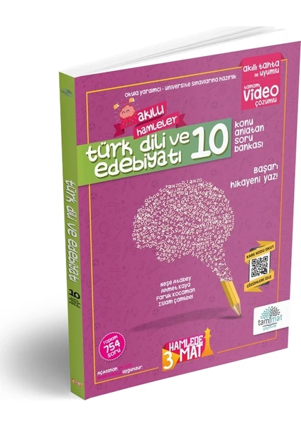 Tammat Yayıncılık 10. Sınıf Türk Dili ve Edebiyatı Konu Anlatan Soru Bankası Video Çözümlü