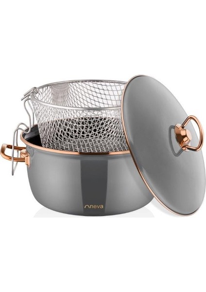 N2782 Sweet Premium Grizay Kızartma Tenceresi