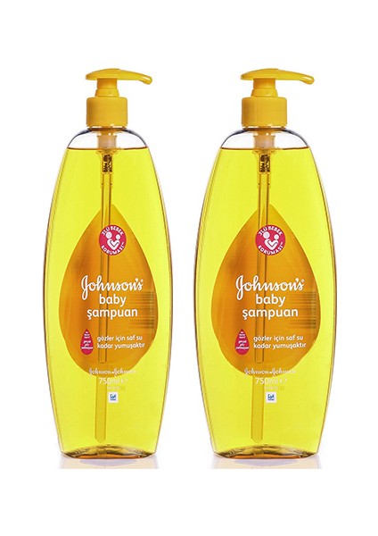 Johnsons Baby Bebe Şampuanı 750 ml 2'li Paket