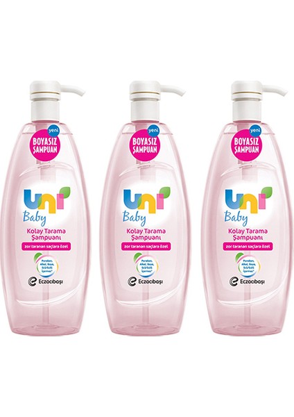 Kolay Tarama Bebek Şampuanı 700 ml 3'lü Paket
