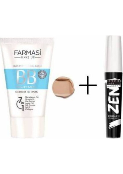 Farması Bb Krem (Açıktan-Ortaya) 50ML + Zen Maskara